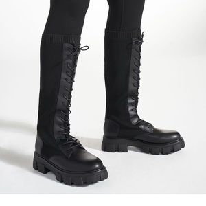 NEW Tinsleyy Tall chunky combat‎ boots 6.5